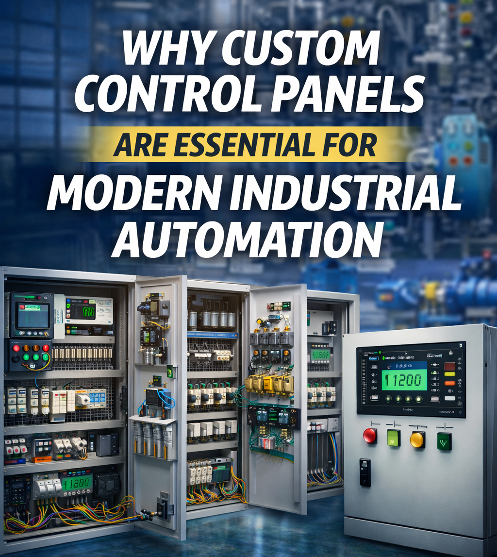 Why Custom Control Panels Are Essential for Modern Industrial Automation